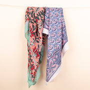 2 Pcs Premium Cotton Bandanas, Soft Cotton Bandanas For men & Women, Unique Print, Handmade Bandana for Head & Neck